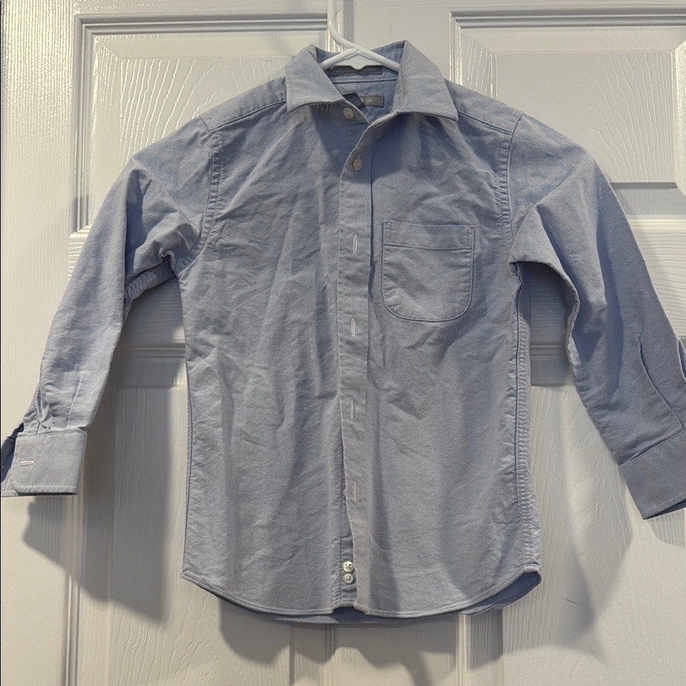 Classic Blue Button-Up Shirt